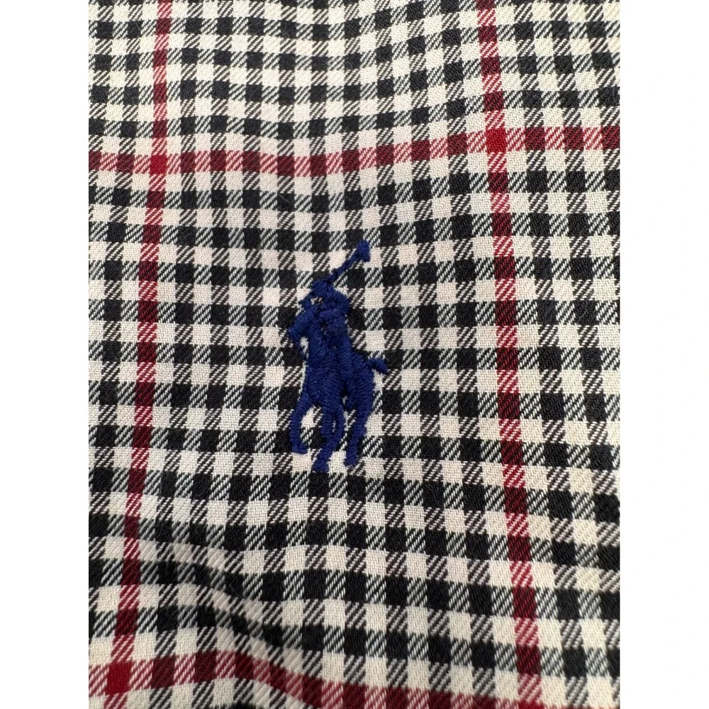 Ralph Lauren Blake Men's Long Sleeve Button Down Shirt Plaid Size‎ L 100 Cotton - Picture 5 of 6